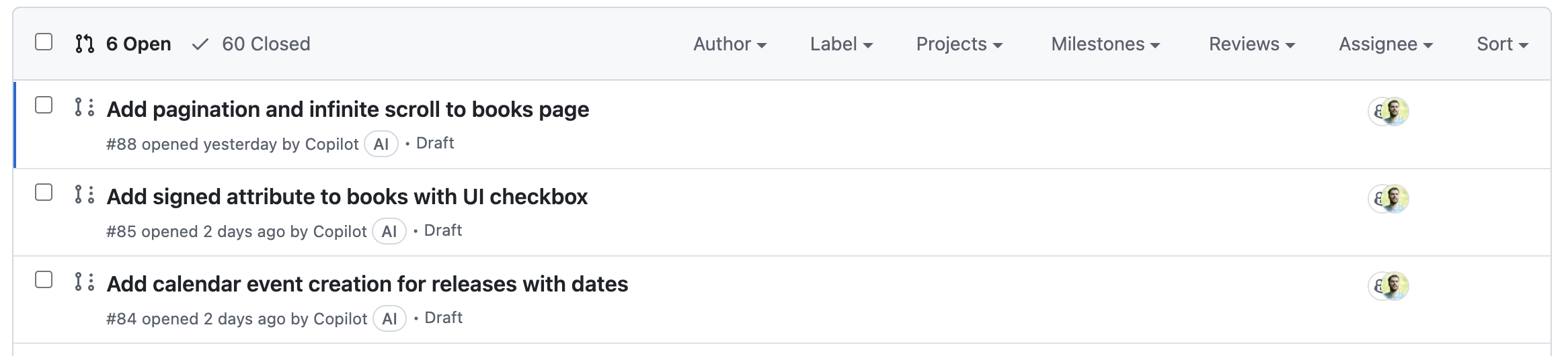 GitHub Copilot workspace
